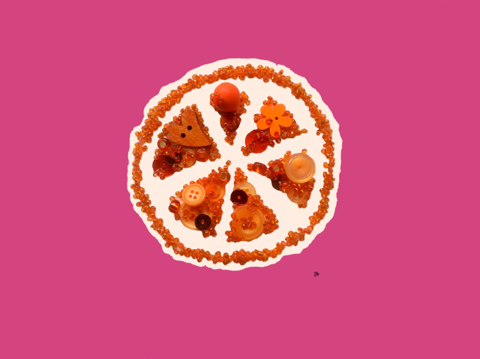Orangenscheibe